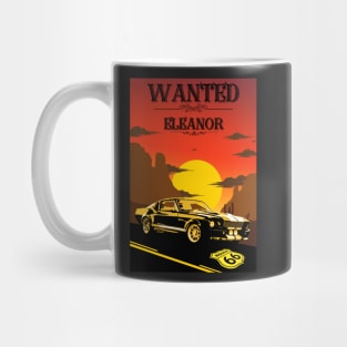 eleanor car poster Mug